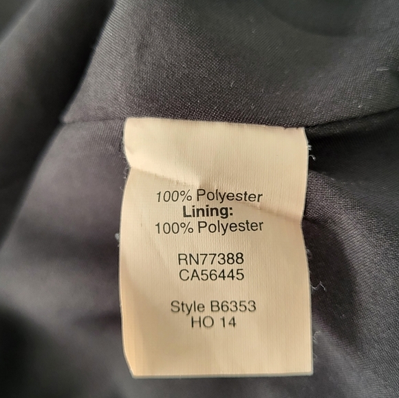 Madewell Folio Tiered Crepe Short Sleeve Hi-Lo Solid Black Mini Dress Size 6 nov - Picture 13 of 14